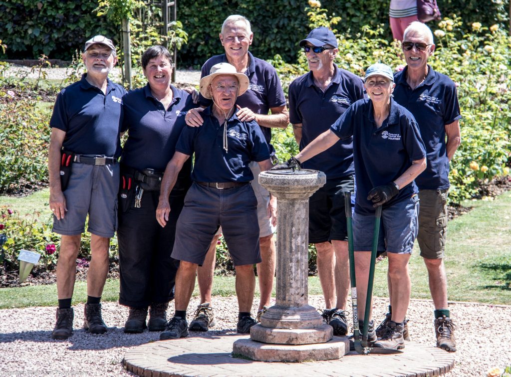 Cockington Rose Garden volunteers
